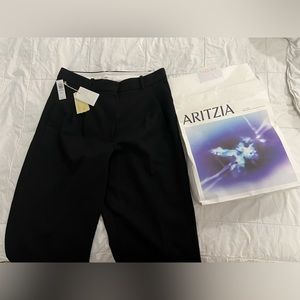 Aritzia wilfred effortless pants in black